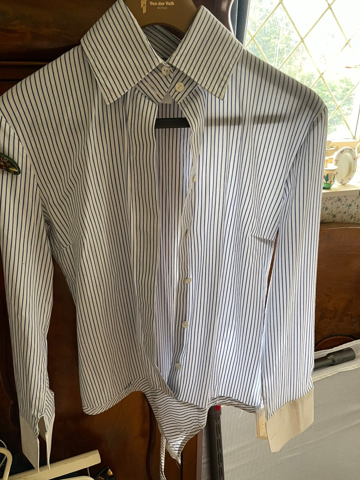Patrizia Pepe gestreepte blouse maat 38/40, Ophalen of Verzenden, Zo goed als nieuw, Maat 38/40 (M), Blauw