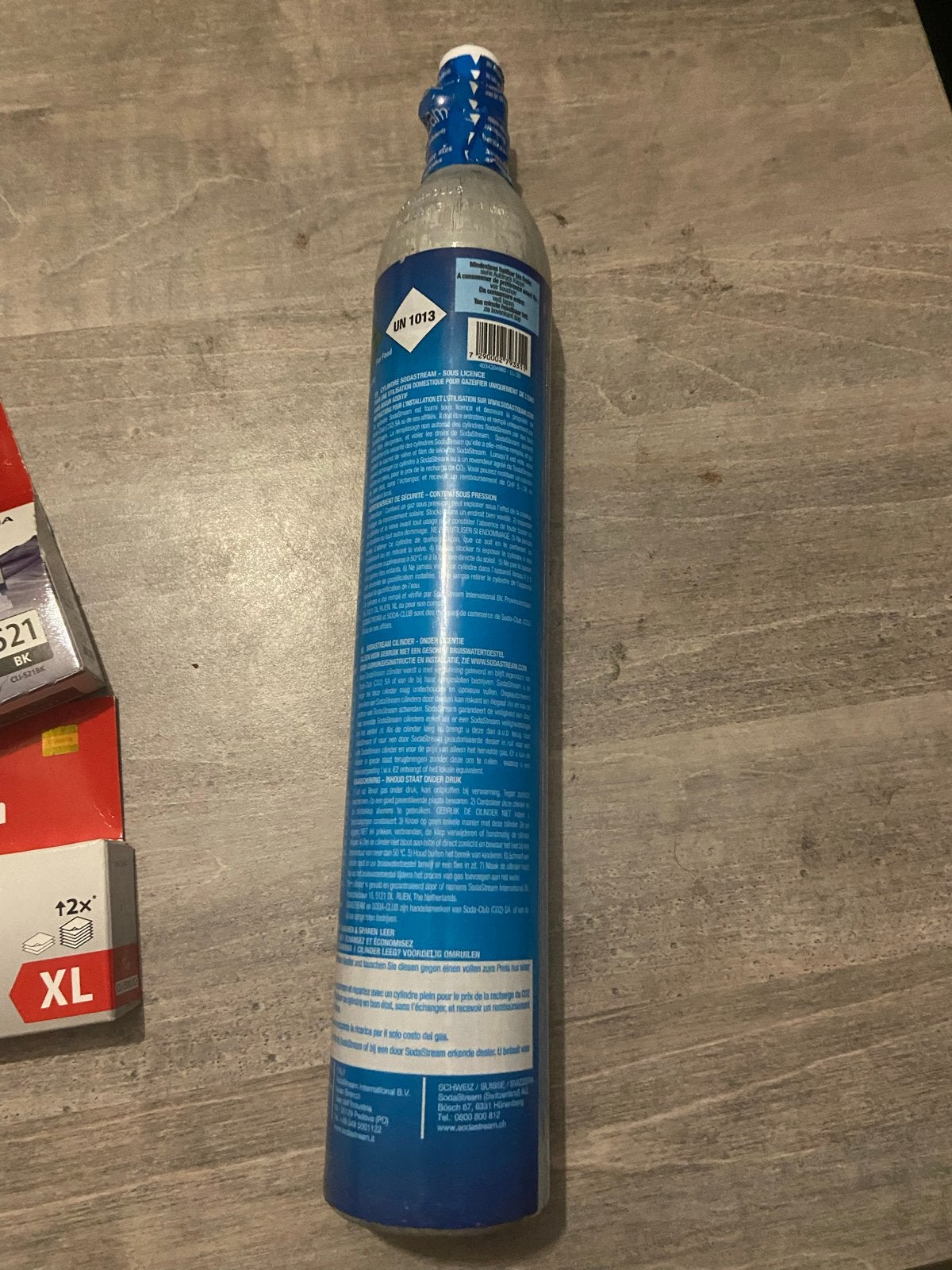 Sodastream CO2 cilinder 60L - Nieuw in seal, Ophalen, Nieuw