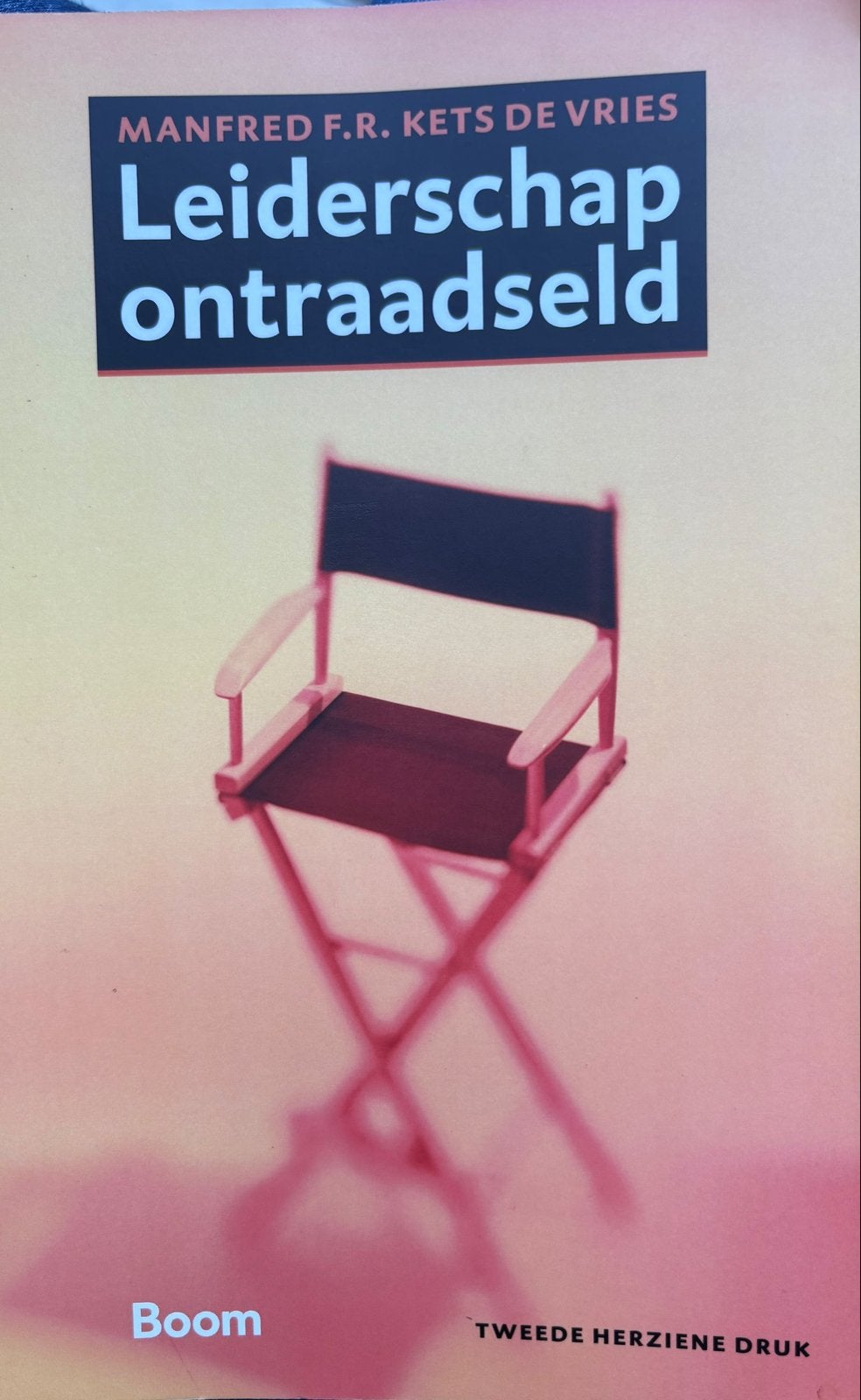 Leiderschap ontraadseld - Manfred F.R. Kets de Vries, Boeken, Ophalen of Verzenden, Zo goed als nieuw, Management
