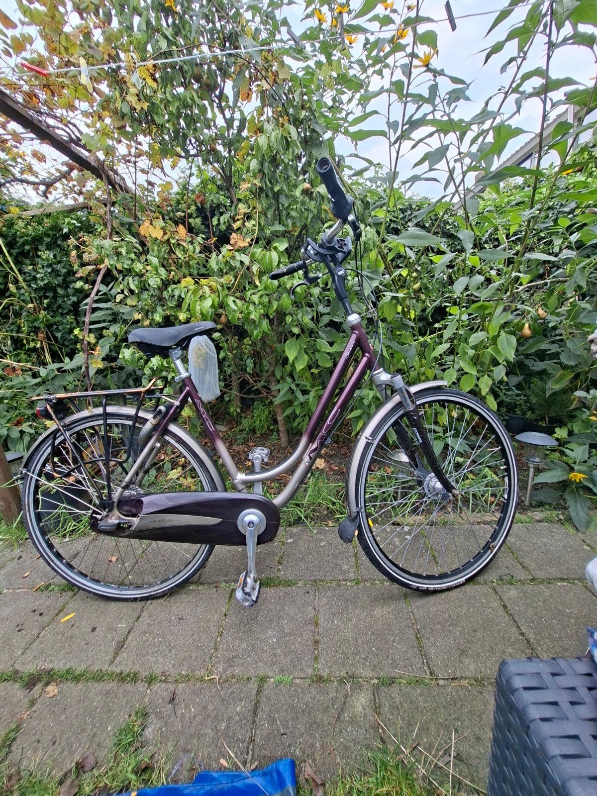 damesfiets 28, Fietsen en Brommers, Overige merken, 2 zitjes, Gebruikt, Versnellingen