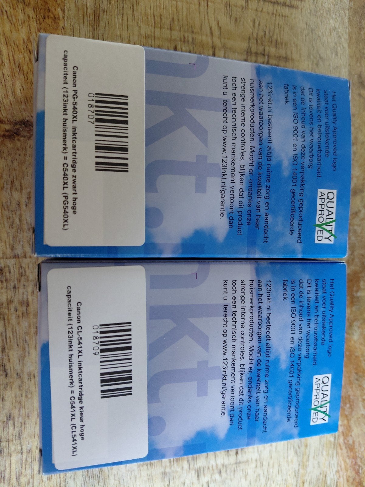 inkt cartridges zwart en kleur PG-540XL/ CL-541XL, Ophalen of Verzenden, Nieuw