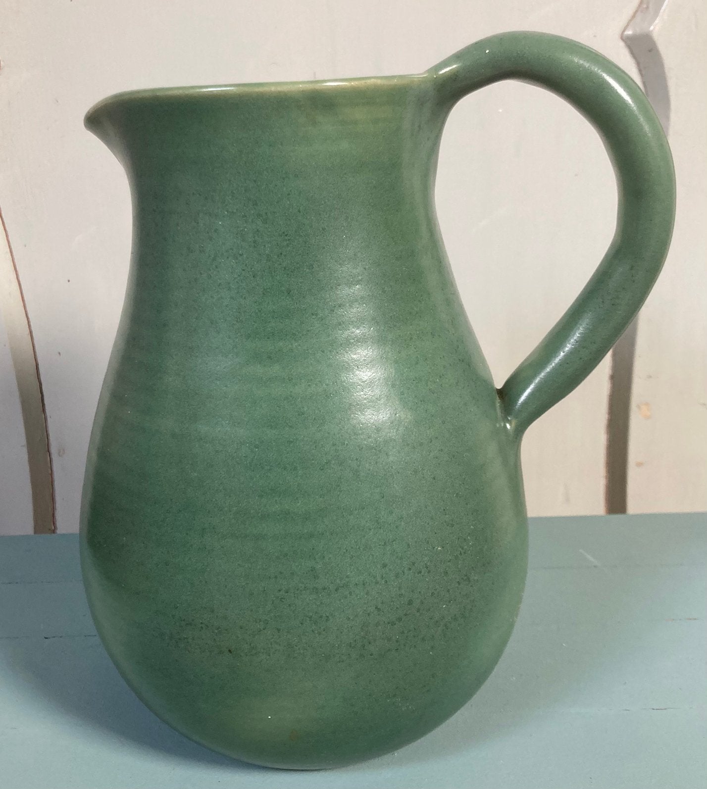Schenkkan groen mooi!, Antiek en Kunst, Antiek | Keramiek en Aardewerk, Ophalen of Verzenden