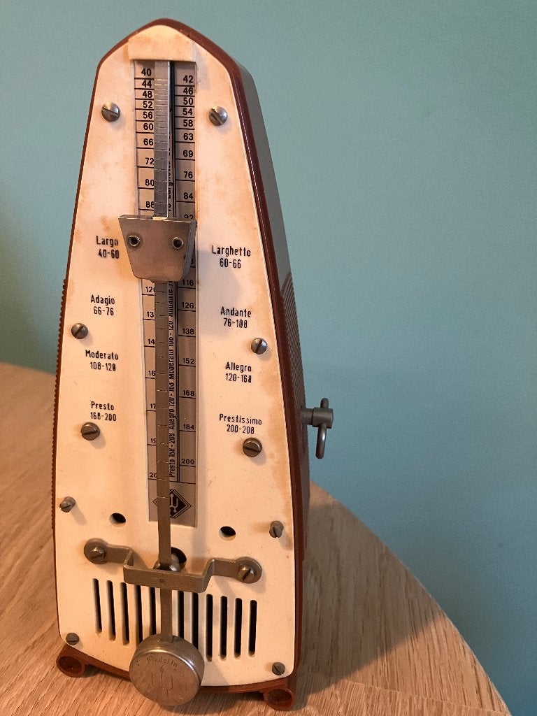 Vintage Wittner metronoom, Ophalen of Verzenden, Gebruikt, Overige instrumenten