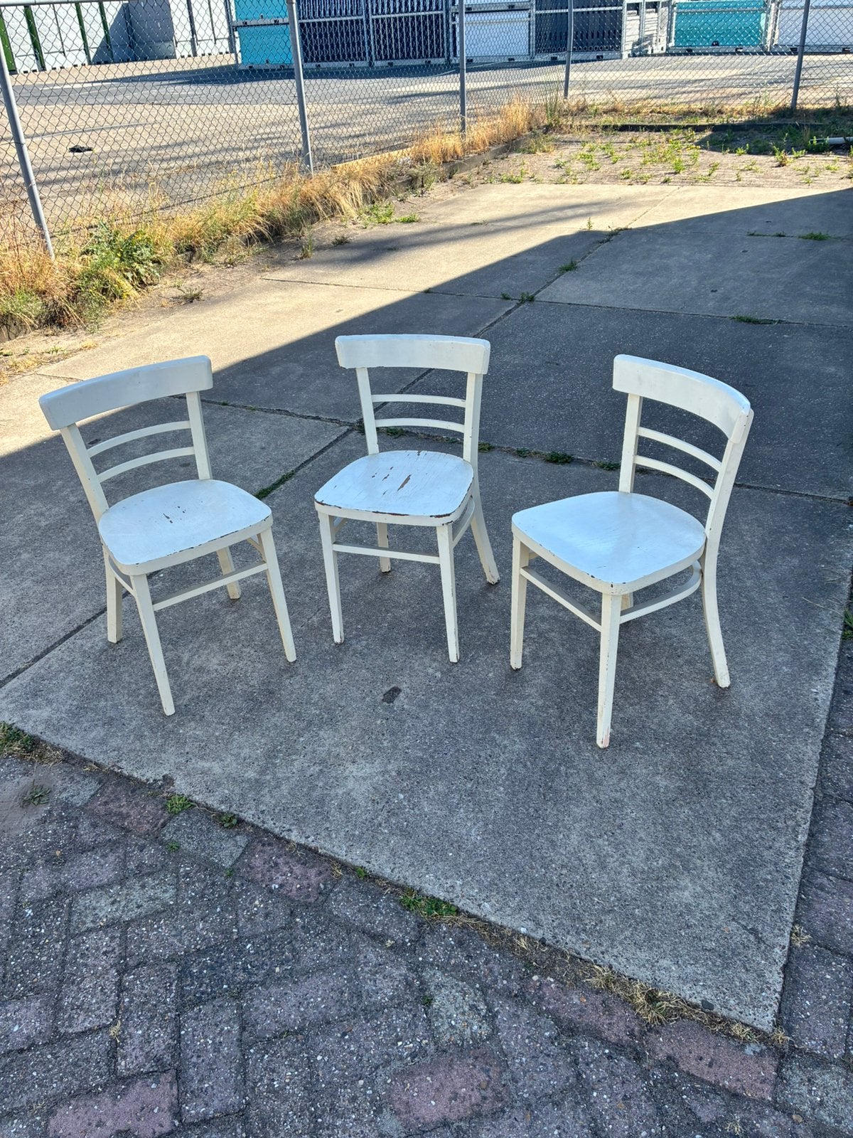 Antieke stoeltjes 3 stuks, Antiek en Kunst, Ophalen