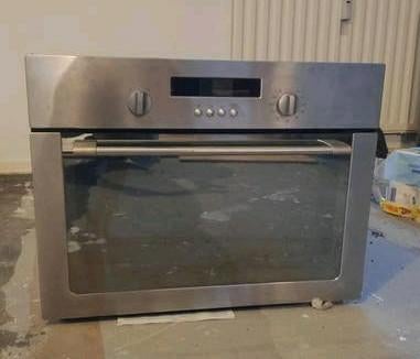 Pelgrim oven‑magnetron combi – inbouw – RVS, Ophalen, Combimagnetron, Gebruikt, Hete lucht