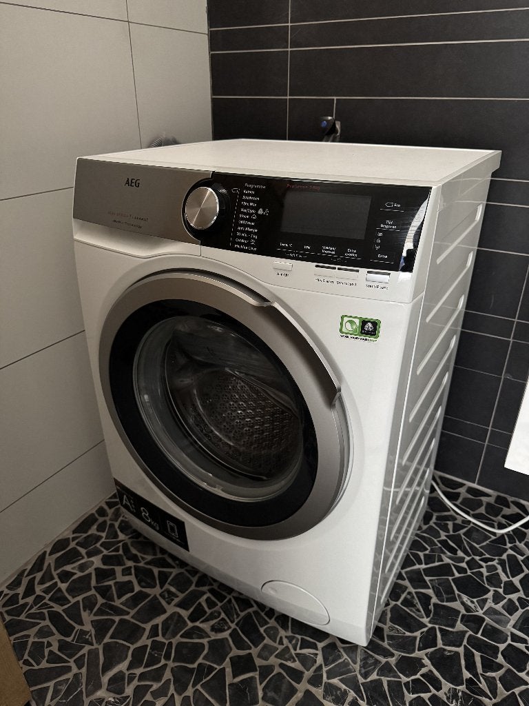 AEG wasmachine, Ophalen, Energieklasse A of zuiniger, Zo goed als nieuw, Voorlader
