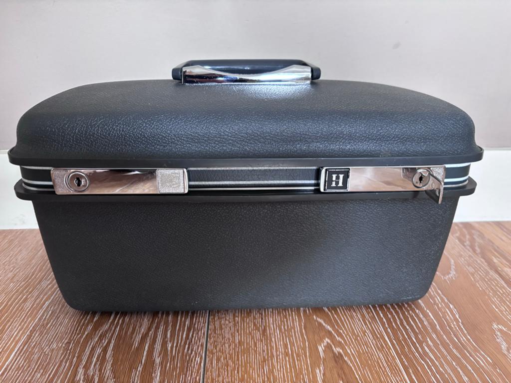 Vintage Samsonite Beautycase - Hardcase met sleutel, Ophalen of Verzenden, Zo goed als nieuw, Grijs, Met slot