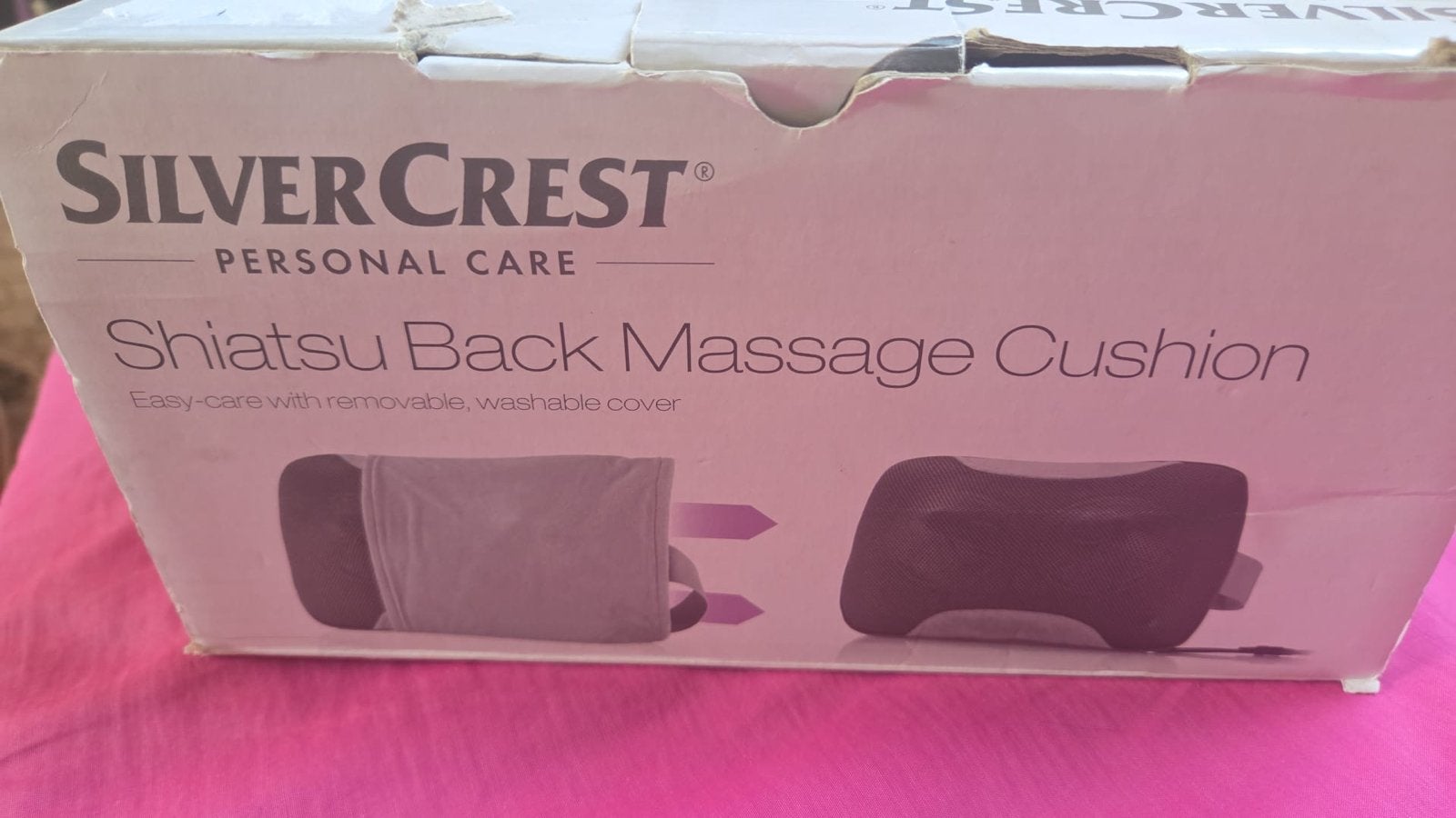 SilverCrest Shiatsu Rug Massage Kussen, Sport en Fitness, Massageproducten, Ophalen of Verzenden, Zo goed als nieuw, Massagestoel of Kussen
