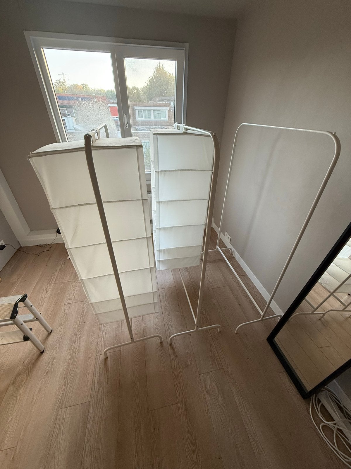 IKEA 3x garderoberekken met 2x opbergers, Ophalen, Zo goed als nieuw