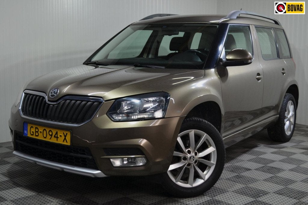Skoda Yeti Outdoor 1.2 TSI Ambition / Automaat / Trekhaak /, Auto's, Skoda, Euro 5, Stof, Gebruikt, Zwart