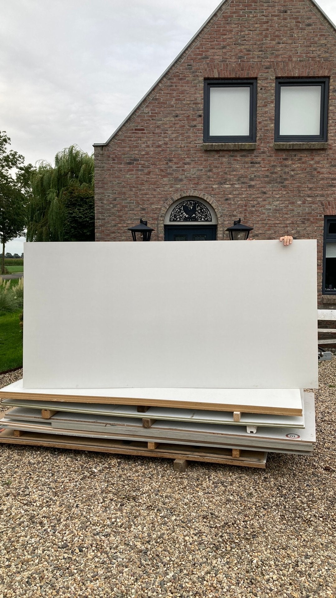 mdf platen gegrond  9 mm, Doe-het-zelf en Verbouw, Platen en Panelen, Ophalen, Nieuw, Overige materialen, Minder dan 20 mm