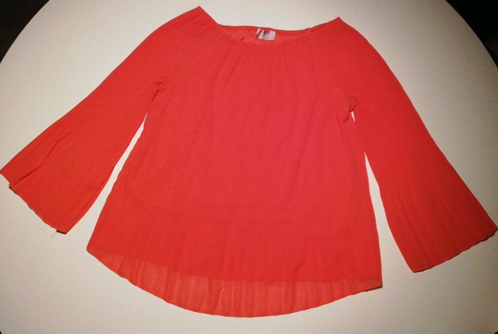 Cams, zalmroze plissé blouse maat XL, Kleding | Dames, Ophalen, Maat 46/48 (XL) of groter, Zo goed als nieuw, Roze