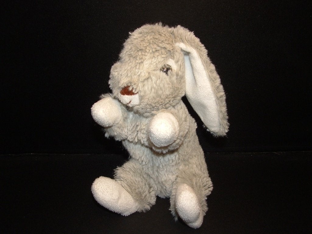 EVORA KRUIDVAT TOYS KONIJN PLUCHE GRIJS/LICHTGRIJS, Ophalen of Verzenden, Nieuw, Overige typen