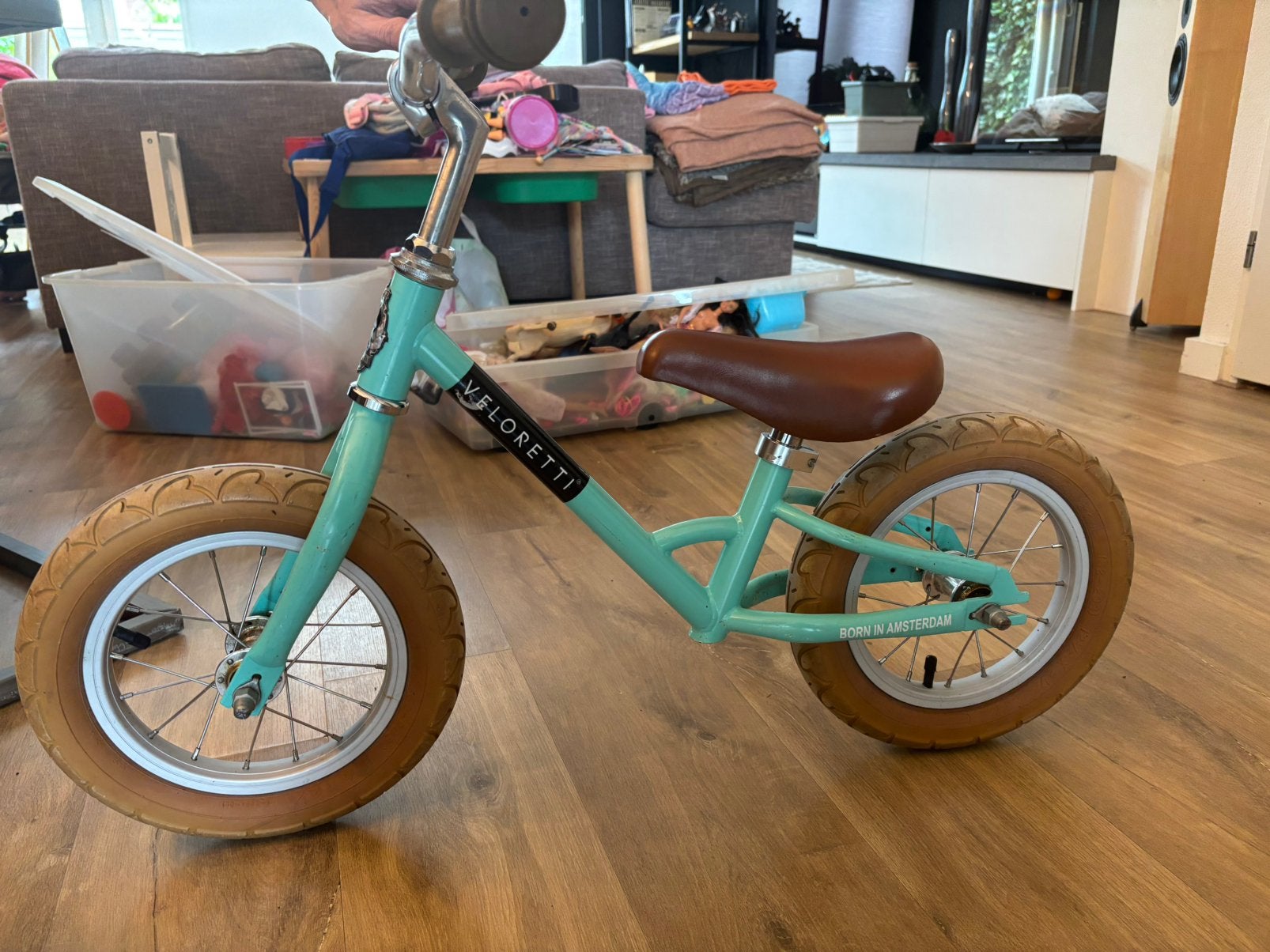 Veloretti loopfiets, Ophalen, Zo goed als nieuw, Minder dan 16 inch
