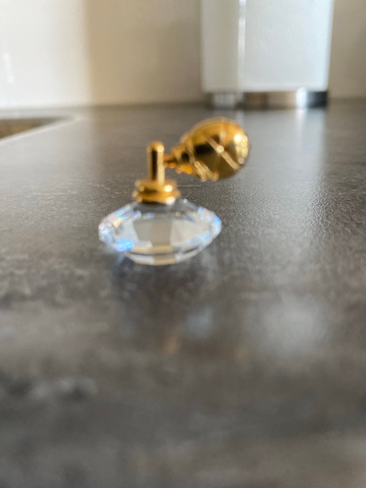 Swarovski Kristal Parfumflesje Miniatuur, Ophalen of Verzenden