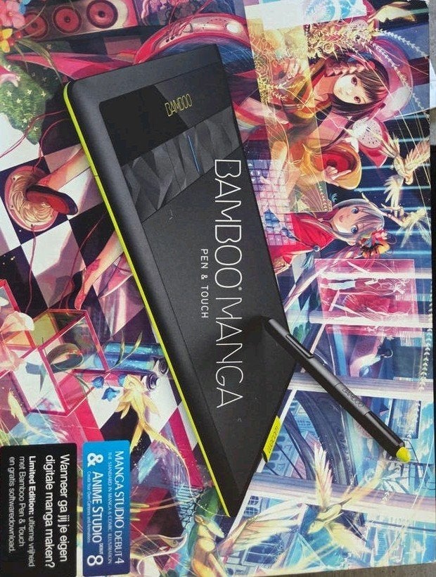 Wacom Bamboo Pen & Touch tekentablet, Computers en Software, Multi-touch, Ophalen of Verzenden, Zo goed als nieuw, Wacom