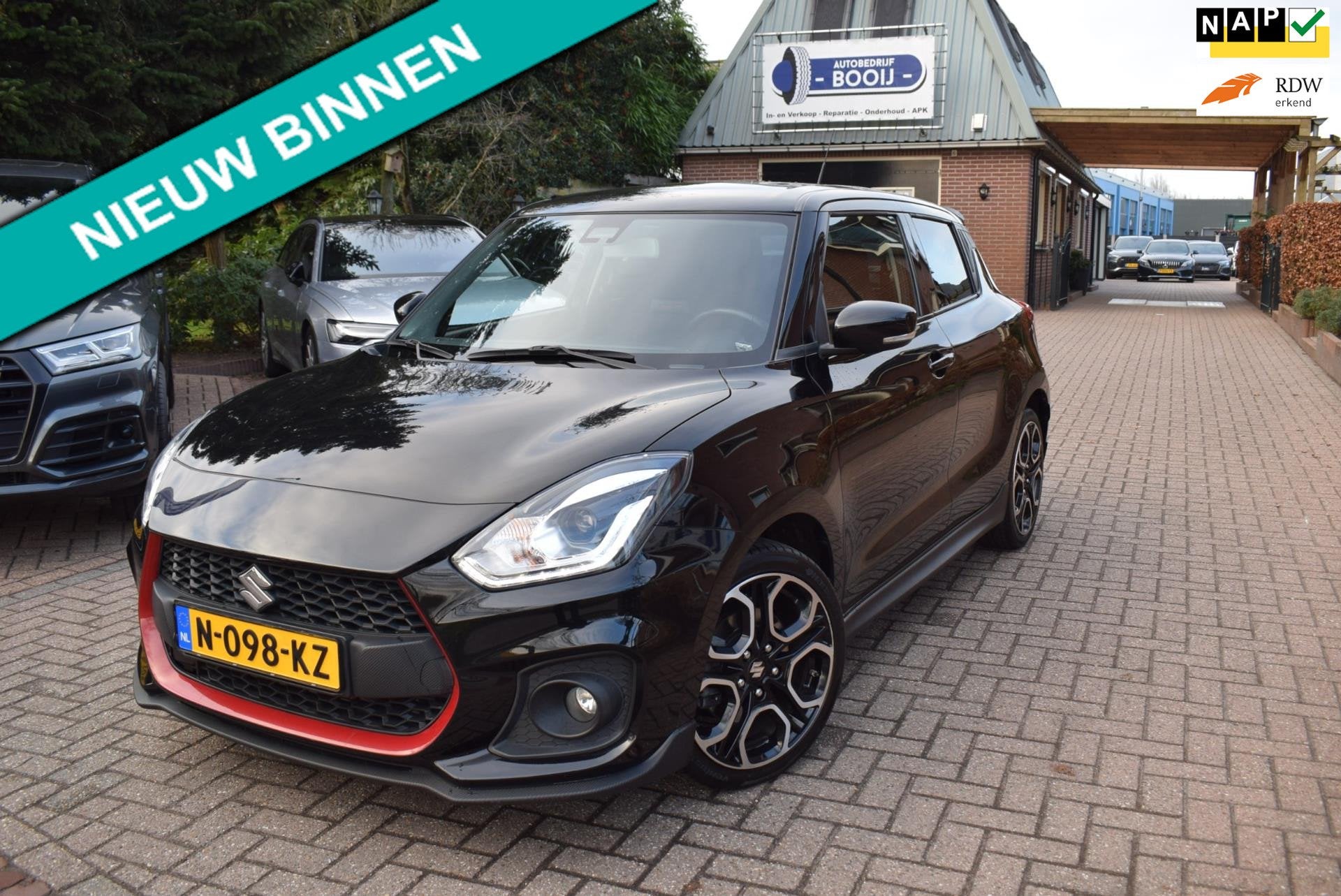 Suzuki Swift 1.4 Sport Smart Hybrid NAVI/ADAP CRUISE/AIRCO-E, Auto's, Voorwielaandrijving, 4 cilinders, 129 pk, 995 kg