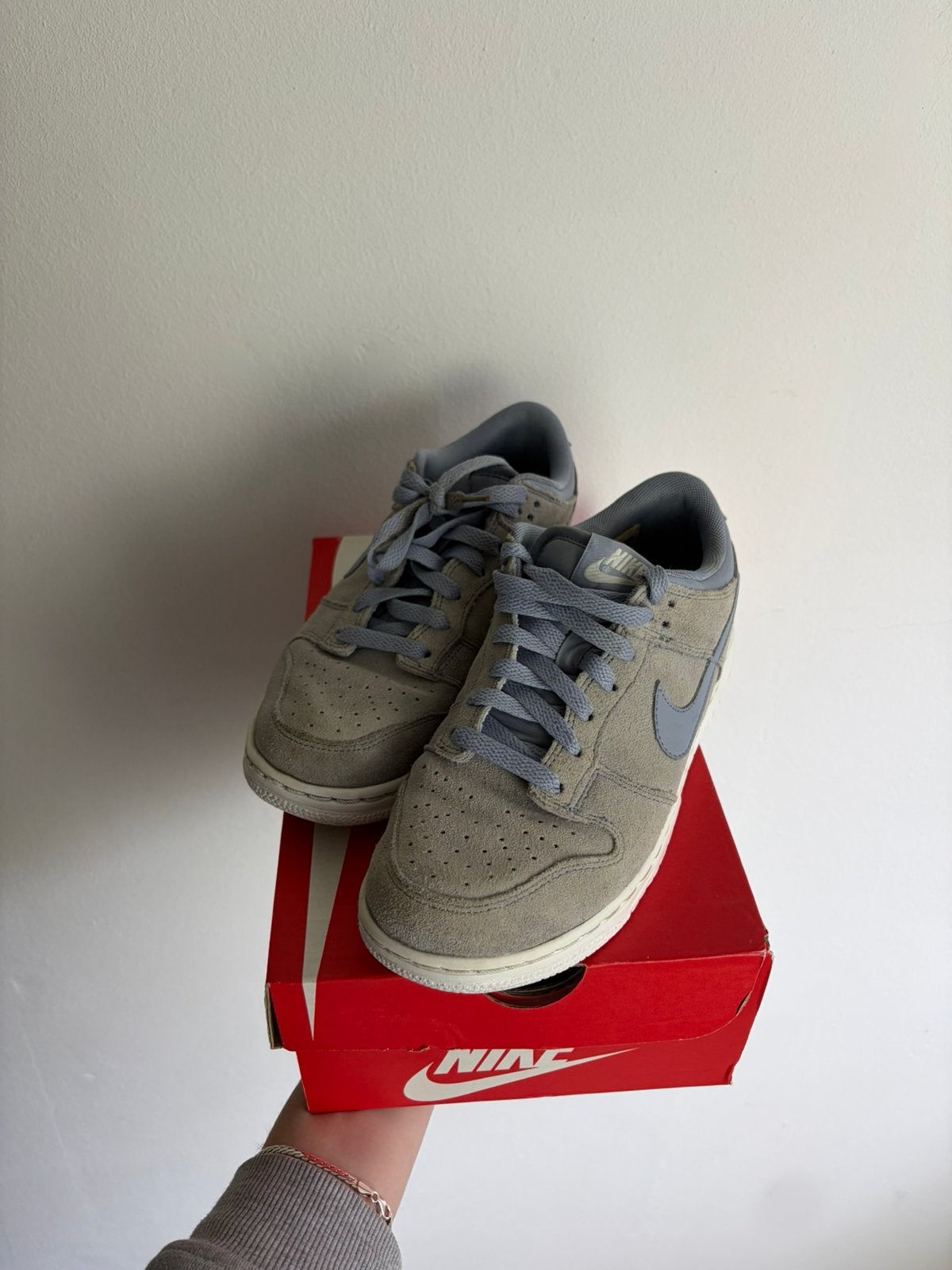 Nike dunk low glacier grey sneakers, Blauw, Ophalen of Verzenden, Sneakers of Gympen, Gedragen