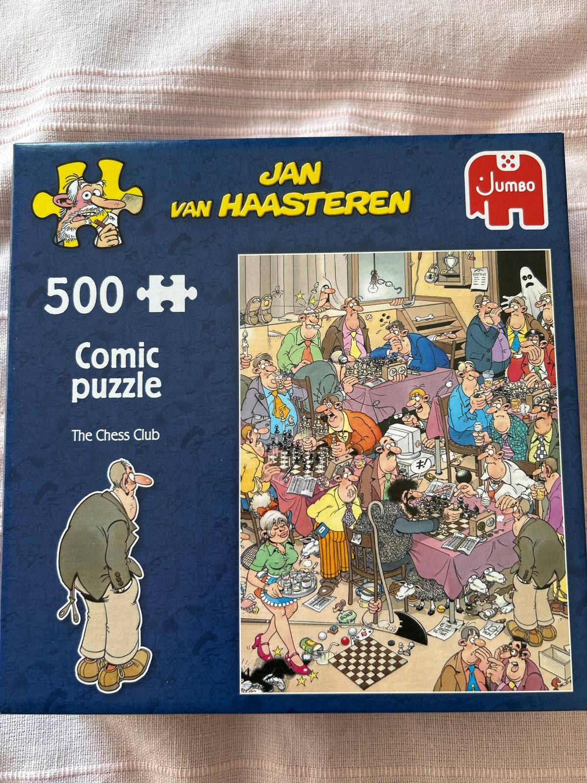 Jan van Haasteren Comic Puzzel - The Chess Club 500 stukjes, Ophalen, Minder dan 500 stukjes, Zo goed als nieuw, Legpuzzel