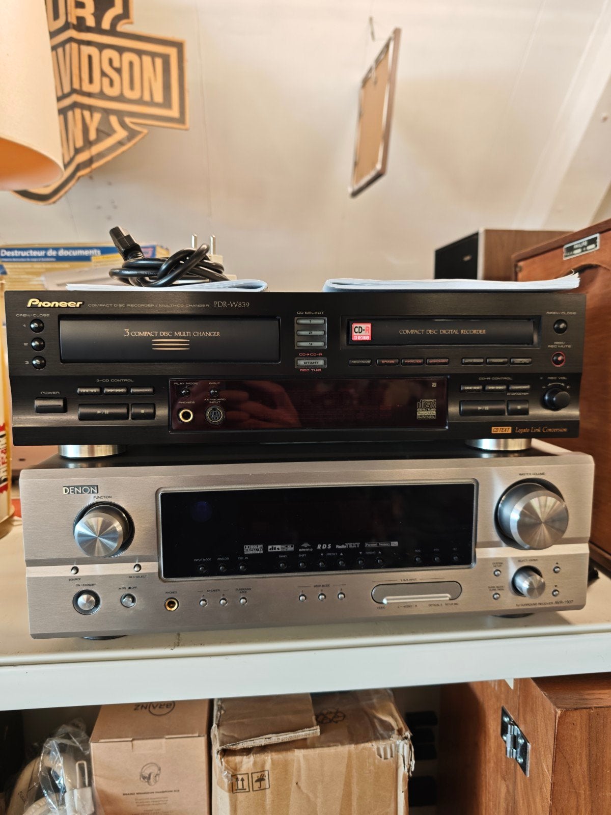 denon versterker en pioneer cd speler, Ophalen of Verzenden, Pioneer