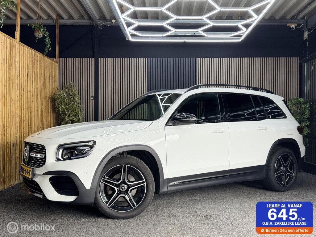 Mercedes GLB 200 4MATIC AMG Line 7p.| Pdc|Cam|Led|Sfeerver, Auto's, Mercedes-Benz, 1525 kg, Gebruikt, 4 cilinders, 7 stoelen