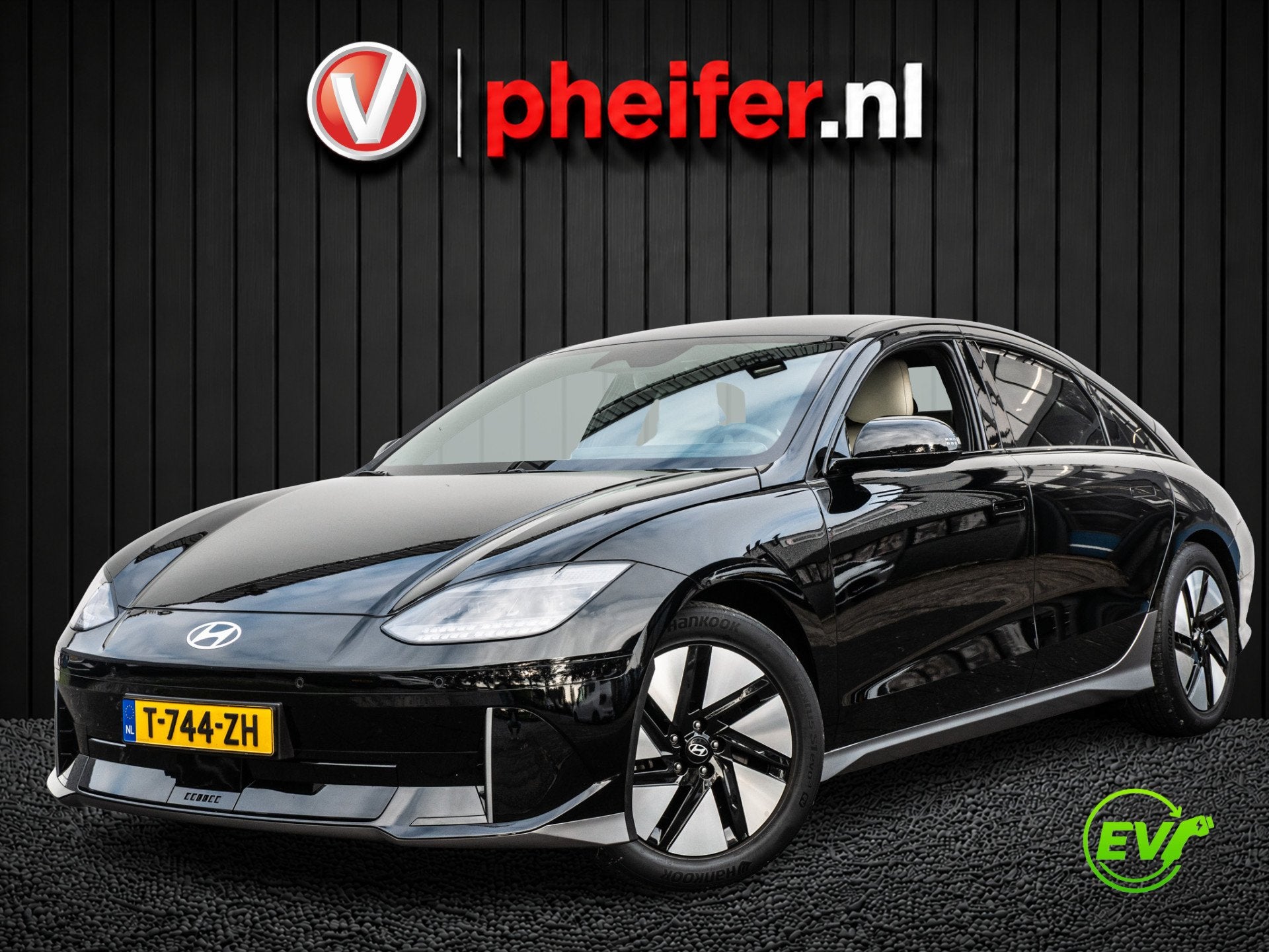 Hyundai IONIQ 6 Connect 53 kWh SOH 100% Leer/ Head-up/ Camer, Auto's, Achterwielaandrijving, Gebruikt, Met garantie (alle), 429 km