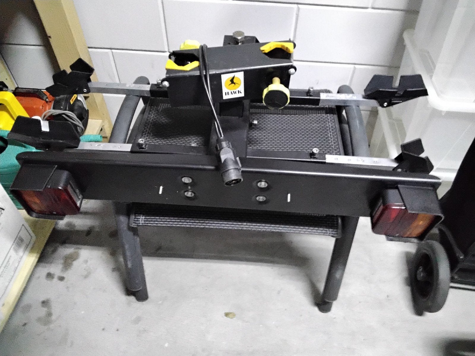te koop fietsendrager merk Hawk 2 fietsen met crankbevesting, Ophalen, Gebruikt, 2 fietsen, Trekhaakdrager