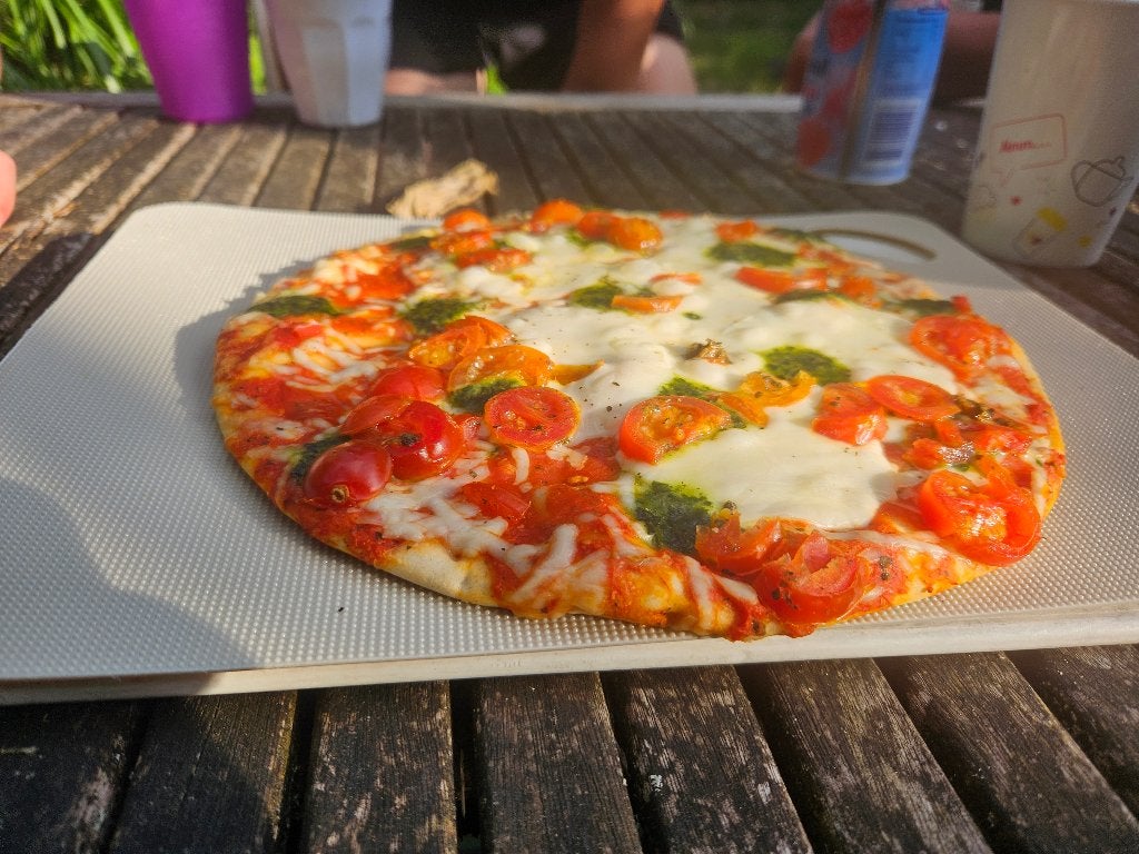 Pizza foto, Ophalen
