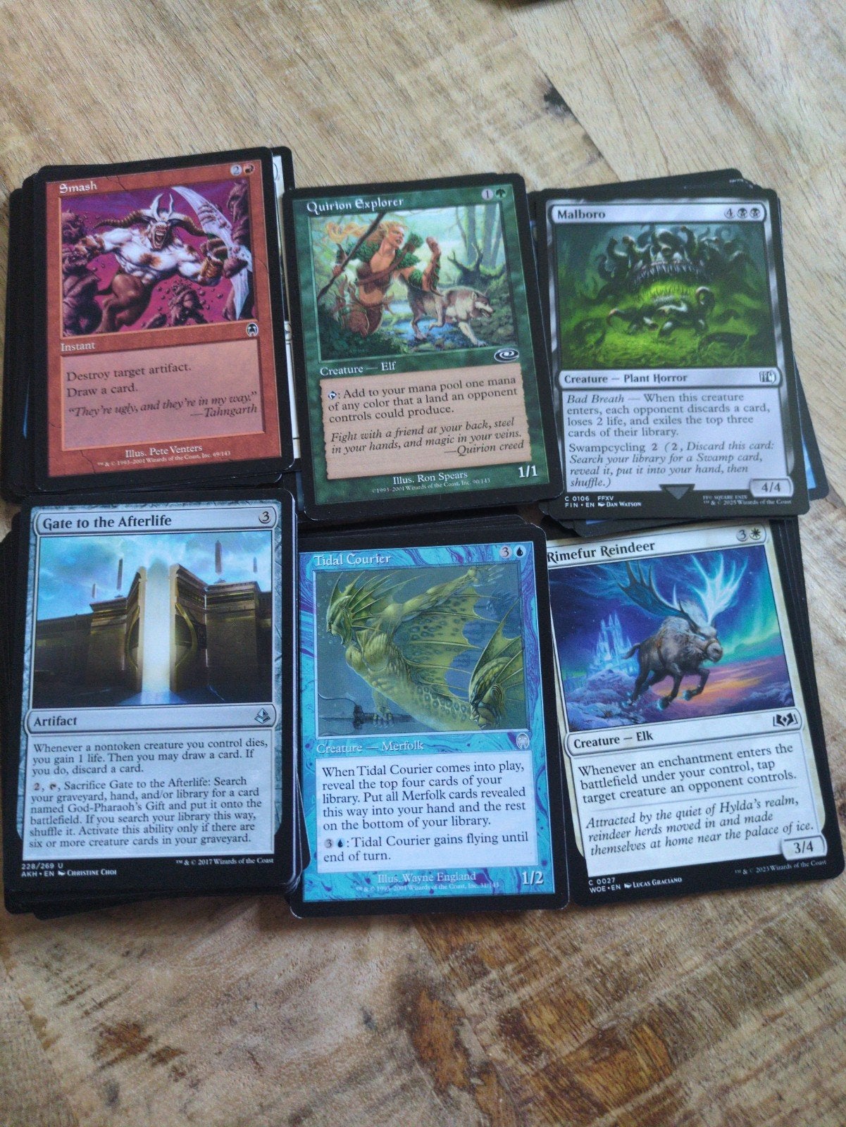 MTG Bulk (123 stuks) Commons/Uncommons, Ophalen of Verzenden, Zo goed als nieuw, Meerdere kaarten