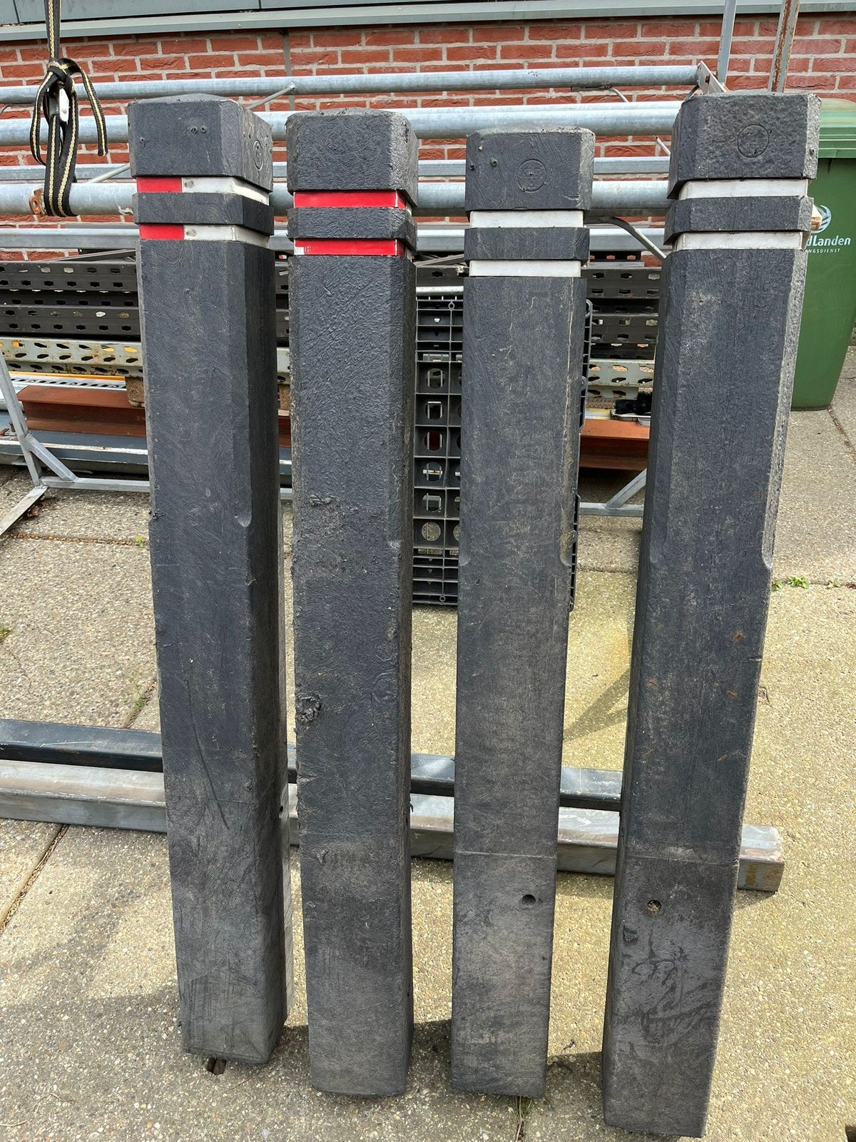 Kunststof Palen 4 stuks, Ophalen, Minder dan 180 cm, Palen