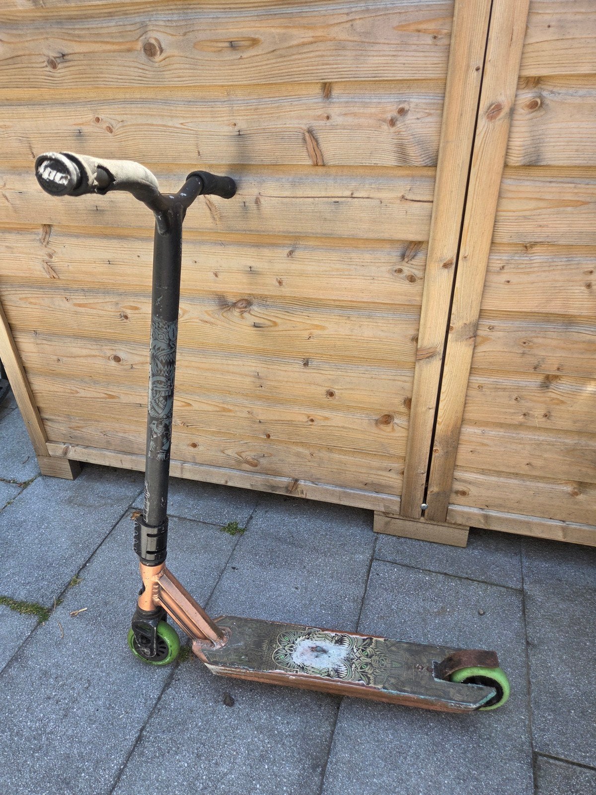 Stuntstep - Gebruikt, maar nog functioneel, Fietsen en Brommers, Steps, Ophalen, Gebruikt, Gewone step, Onbekend