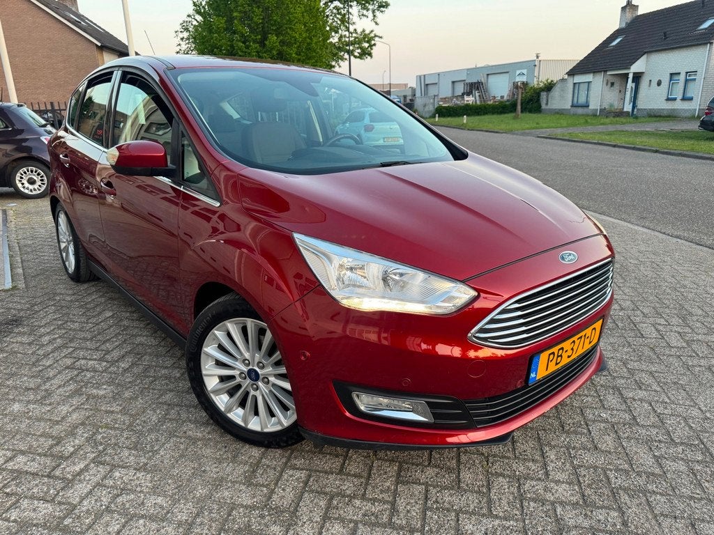 Ford C-Max 1.0 Titanium Clima,Cruise control,Pdc,Navi, Voorwielaandrijving, 125 pk, Gebruikt, Euro 6