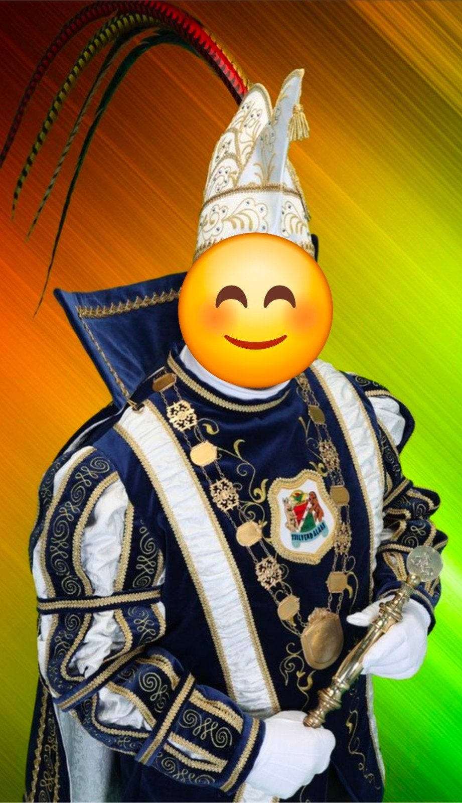 Prachtig prinsen pak, Ophalen, Carnaval, Overige maten, Zo goed als nieuw