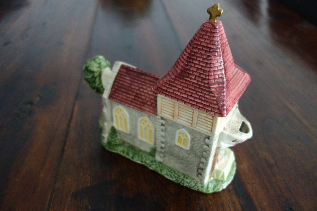 Theepot vorm kerk\kapel, Antiek en Kunst, Ophalen of Verzenden