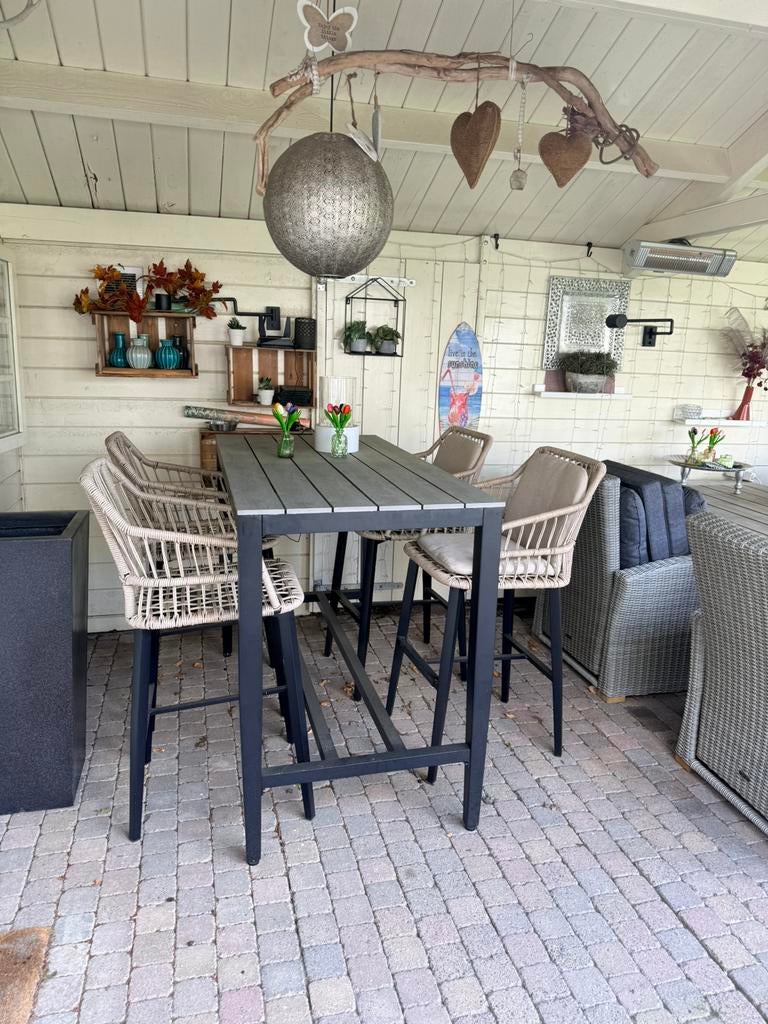 STRAKKE BARSET ISABEL, Ophalen, 4 zitplaatsen, Zo goed als nieuw, Wicker