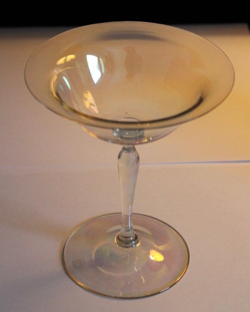Copier Leerdam, Romanda, Champagnecoupe, Leerdam glas, Antiek en Kunst, Antiek | Glas en Kristal, Ophalen of Verzenden