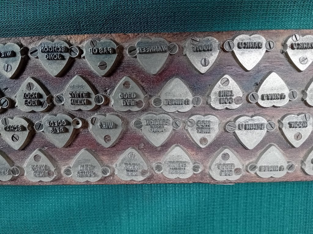 Hartjes vorm/mal., Ophalen of Verzenden