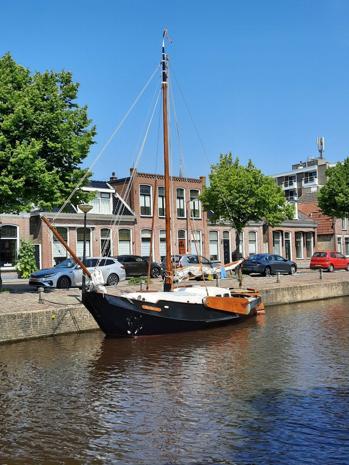 KOK Zeeschouw 9,40 x 3,40, Watersport en Boten, Platbodems, Ophalen, Gebruikt, Staal, Binnenboordmotor