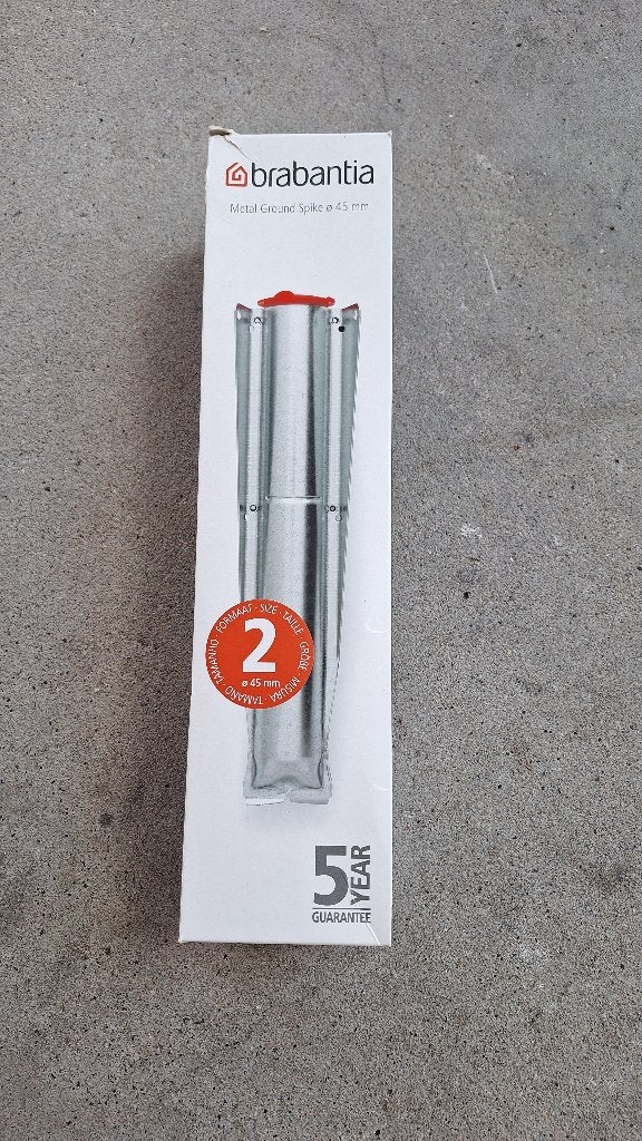 Brabantia grondanker 45mm, Ophalen, Nieuw, Droogmolen