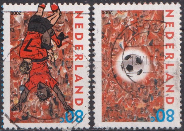 EK 2000 serie 1888 - 1889 O. ADV. no.48 G., Postzegels en Munten, Verzenden, Na 1940, Gestempeld
