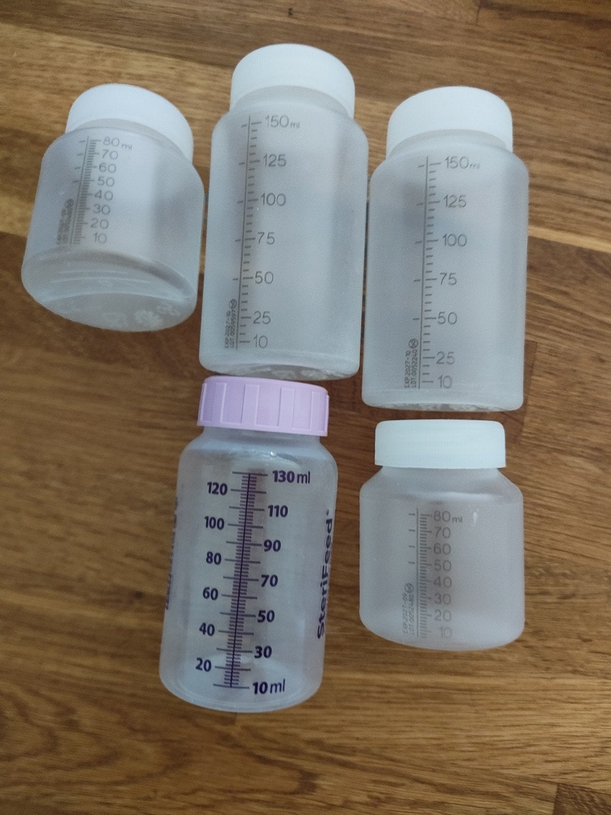 Medela en Sterifeed afkolfflesjes (7 stuks), Ophalen of Verzenden, Gebruikt, Overige typen