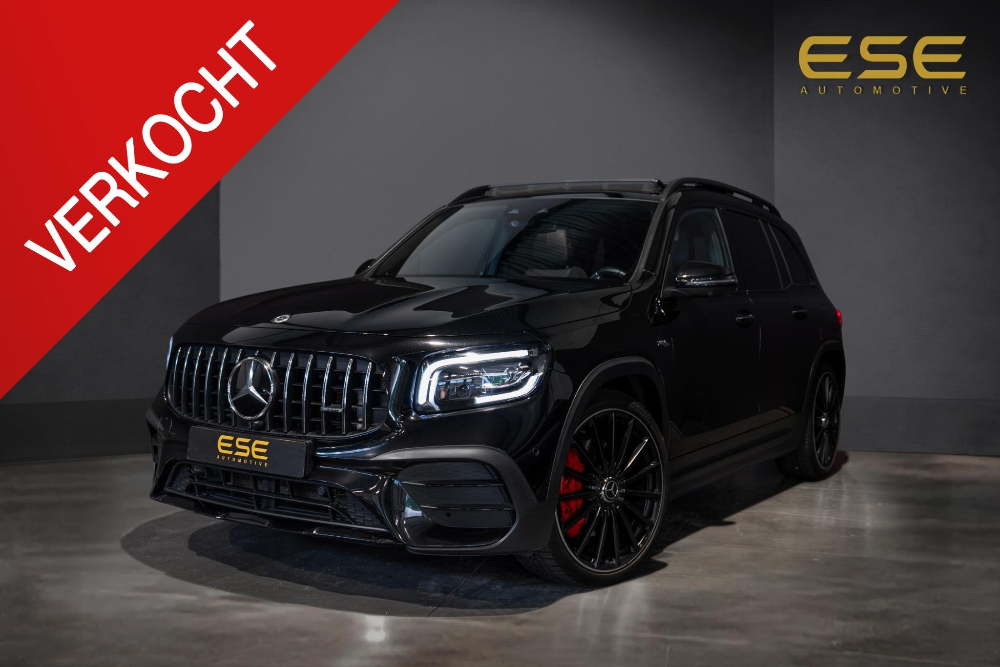 Mercedes-Benz GLB AMG 35 4MATIC Premium Plus | Pano | Memory, Auto's, Euro 6, 4 cilinders, 1655 kg, Leder en Stof