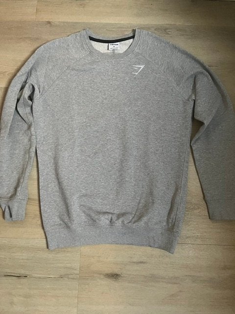 Gymshark trui maat XS - Grijs met klein gaatje, Ophalen of Verzenden, Zo goed als nieuw, Maat 46 (S) of kleiner, Grijs