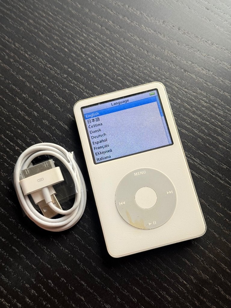 Apple iPod Classic 5e Generatie Wit 30GB, Gebruikt, Ophalen of Verzenden, 20 tot 40 GB, Overige kleuren