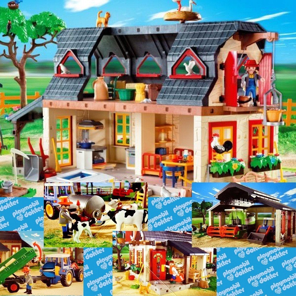 Playmobil boerderij met heel veel extra's, Gebruikt, Complete set, Overige typen, Ophalen of Verzenden
