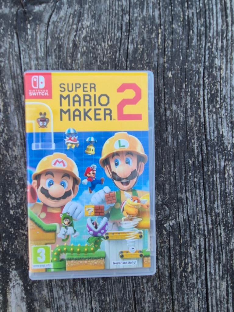 Super Mario Maker 2 - Nintendo Switch, Ophalen of Verzenden, Zo goed als nieuw, Met games