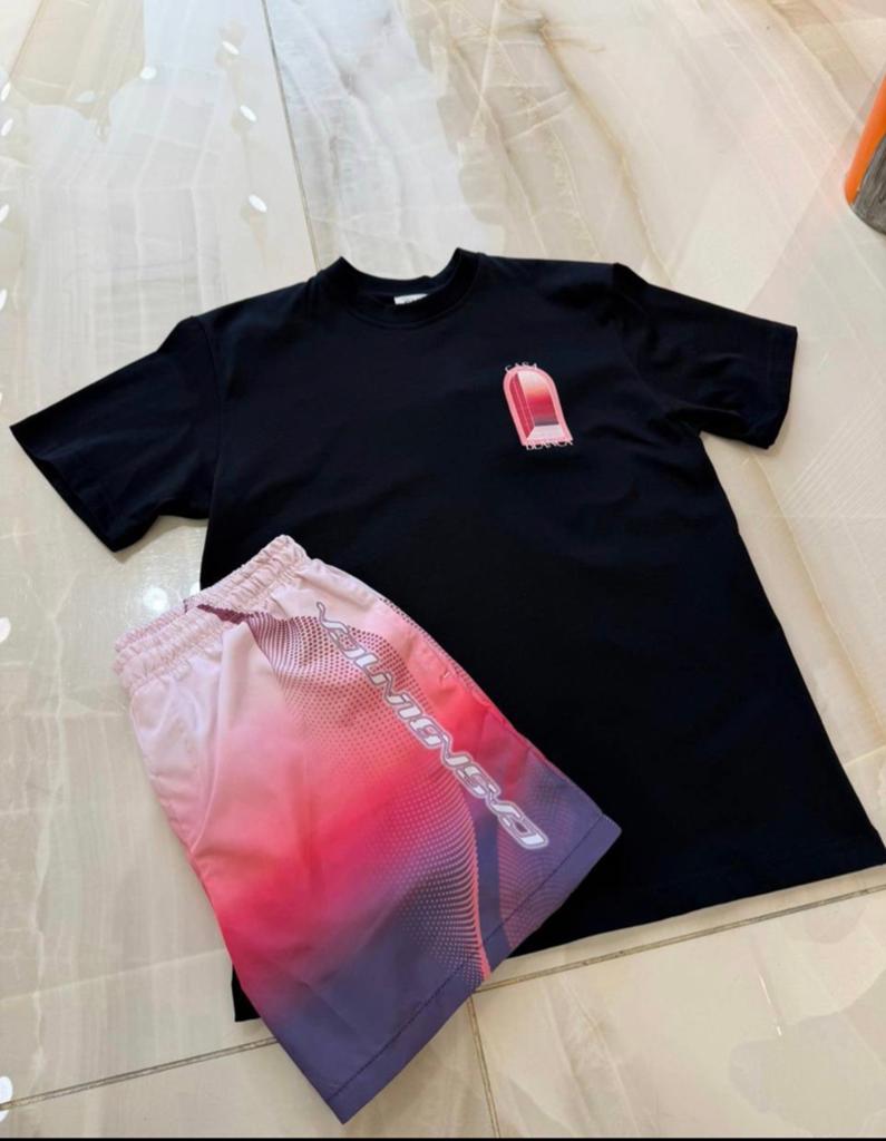 Casablanca zwembroek & T-shirt set burberry hermes  alo, Ophalen of Verzenden, Overige maten, Zwart, Zwemshort