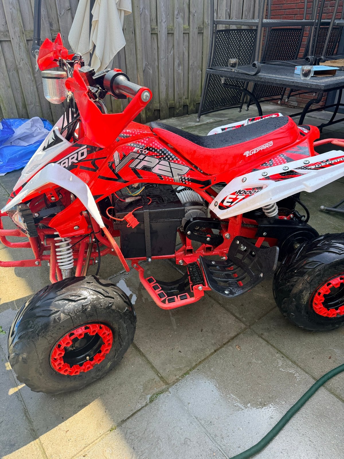 Elektrische Quad Gepard Viper 1000W - Nieuwe Accu's, Ophalen of Verzenden