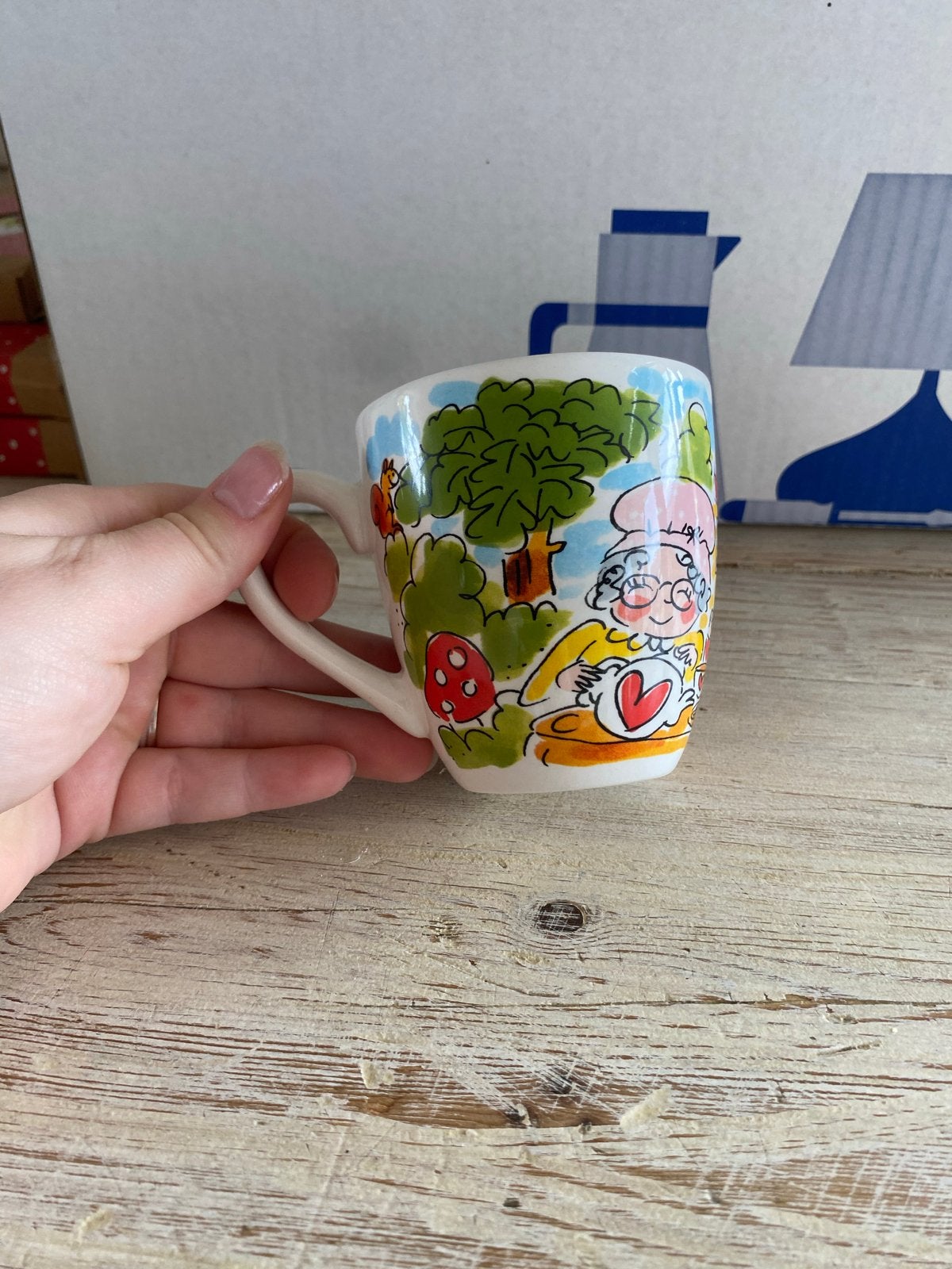 Blond Amsterdam Efteling mok Roodkapje zo goed als nieuw, Ophalen, Blond Amsterdam, Zo goed als nieuw, Kop(pen) en/of Schotel(s)