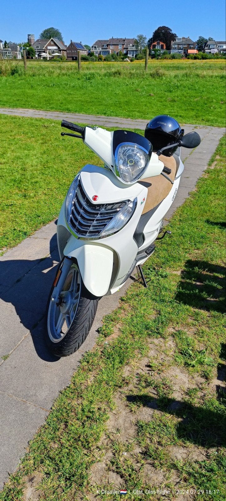 Witte malaguti centro 50cc Scooter, Ophalen, Gebruikt, Malaguti, Benzine